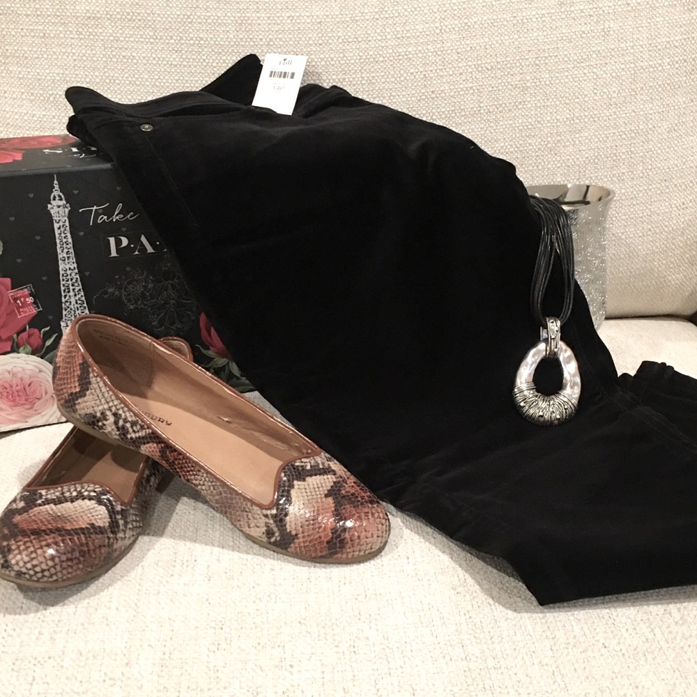 NWT JJill velvet jeans